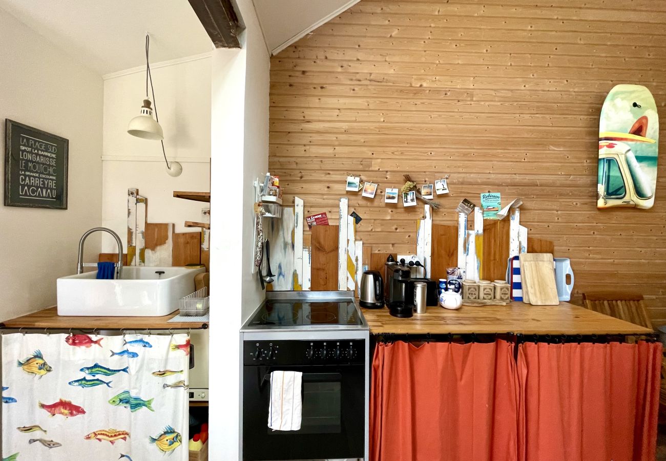Terraced House in Lacanau - Canaulaise house near the Ocean