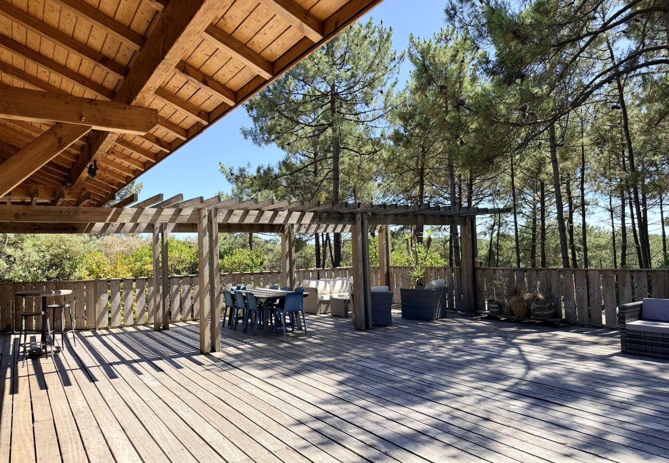 House in Lacanau - Wooden villa with terrace facing pines
