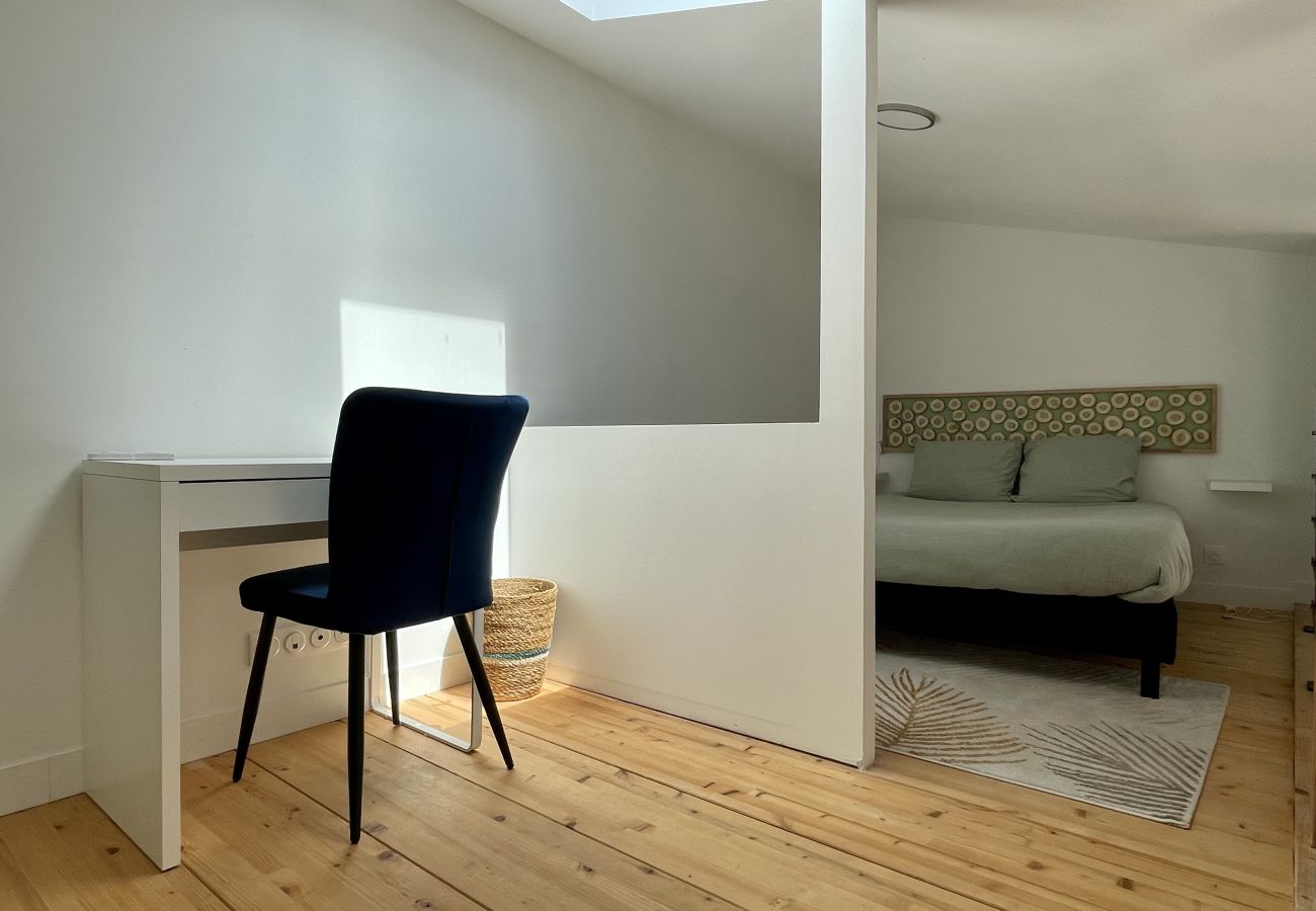 Maison mitoyenne à Lacanau - Loft neuf et lumineux avec extérieur 