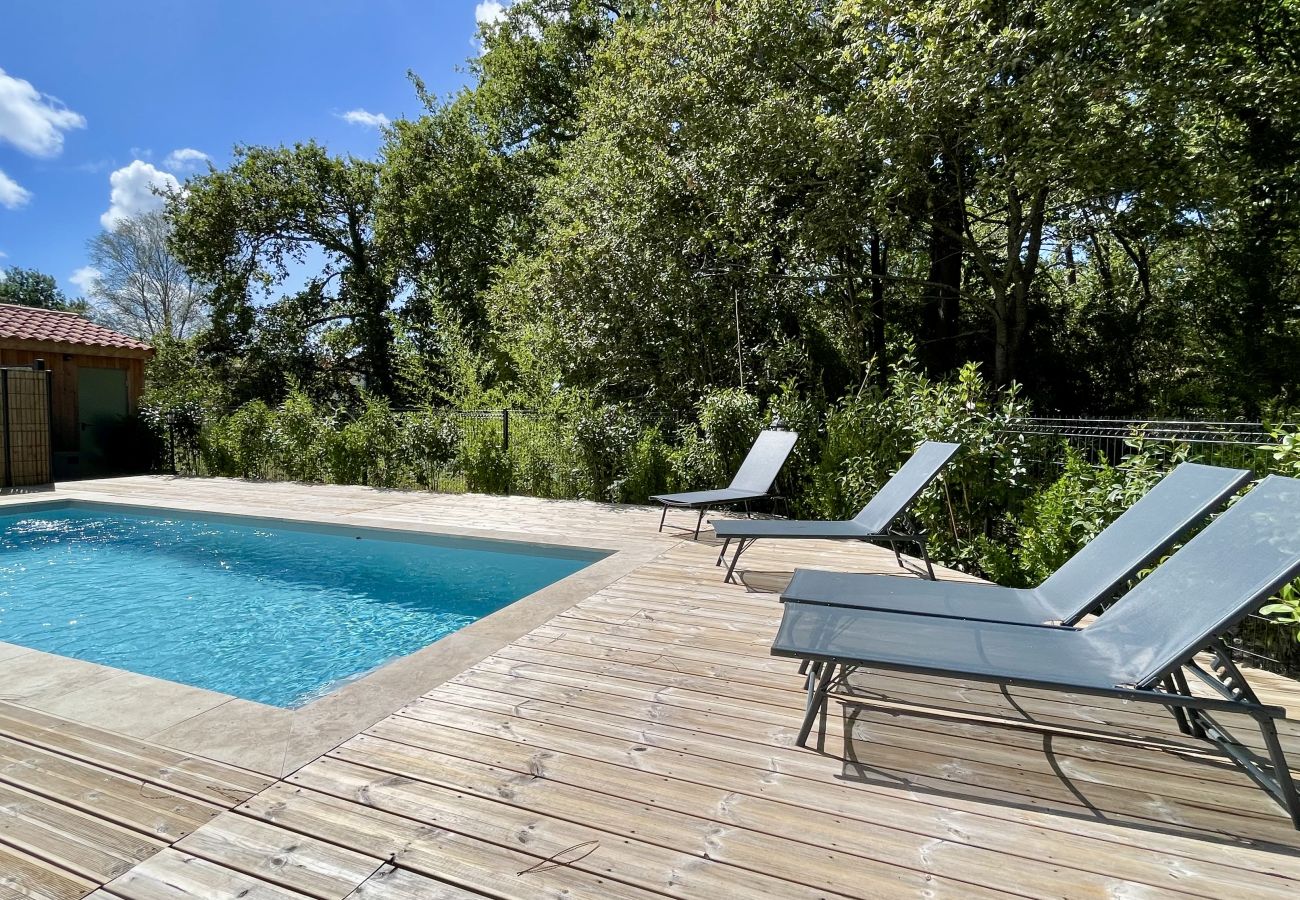 Maison à Lacanau - Maison vue bois avec piscine - Lacanau ville
